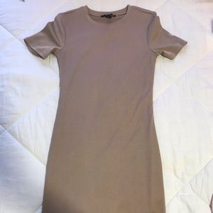 nude bodycon dress